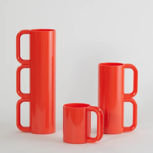 Set de 6 mugs et sous-tasses