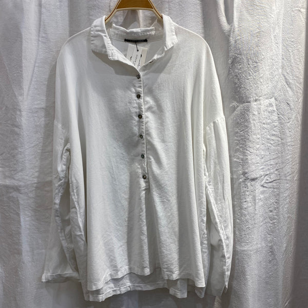 Blouse en coton et viscose