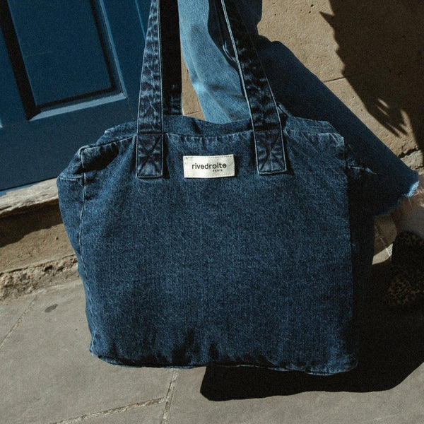 aged denim Celestine